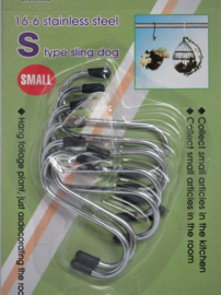 12 x Metalen S ophanghaken - set van 7 stuks  CC7095