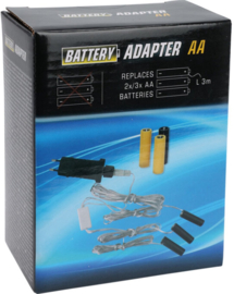 6 x Batterijvervanger - Batterij Adapter - 3 produkten op AA batterijen  EE5010