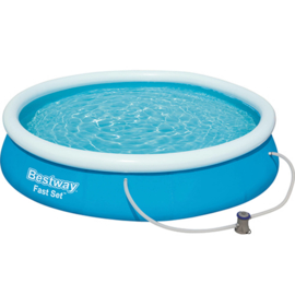 2 x Bestway Fast Set zwembad + filterpomp  HR1000