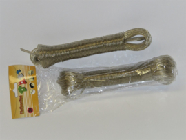 12 x Waslijn - Waslijndraad - Drooglijn - met staaldraad - 20 meter CC3300