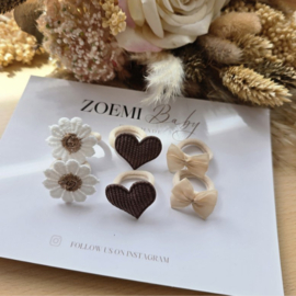 Mini elastiekjes - Cozy Valentine