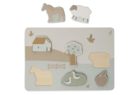 Jollein Houten Puzzel Farm