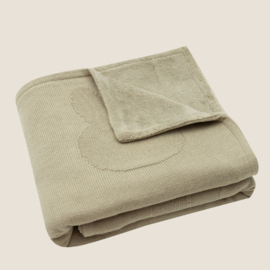 Jollein Deken Wieg 75x100 cm Miffy olive green/Fleece