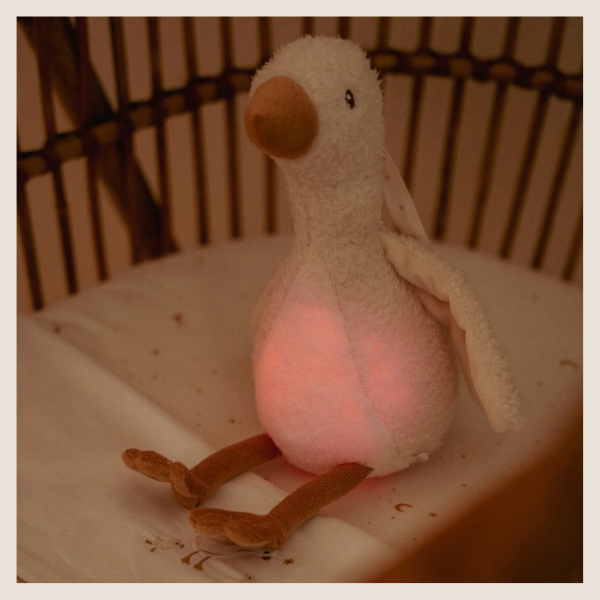 Knuffelgans Licht & Geluid - Little Goose