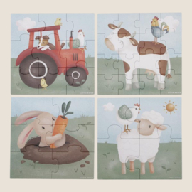Little Dutch 4 in 1 Puzzel Little Farm