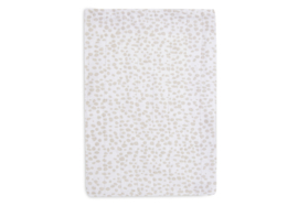 Washandje Hydrofiel Dotted & Rabbit Nougat