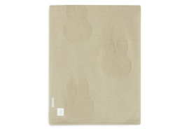 Jollein Deken Wieg 75x100 cm Miffy olive green/Fleece
