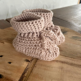 Babyslofje Merino Zacht Taupe