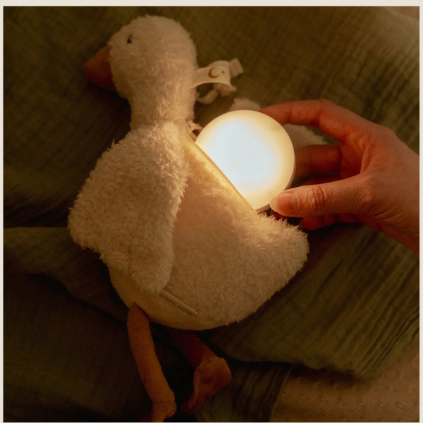 Knuffelgans Licht & Geluid - Little Goose