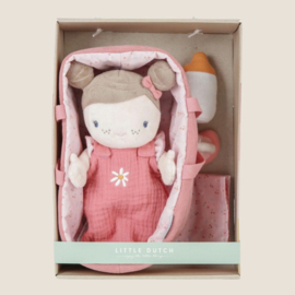 Little dutch Babypop Rosa in draagtas
