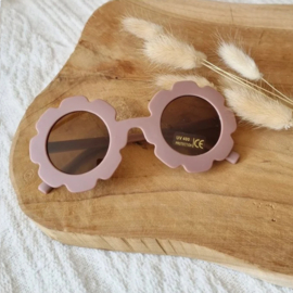 Rammelaartje Baby- en Kinder Zonnebril Bloem Oud Roze