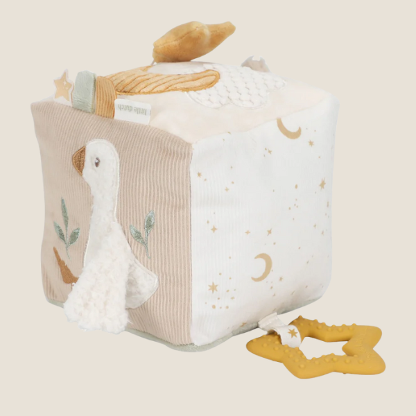 Little Dutch  Activiteitenkubus Newborn Naturals
