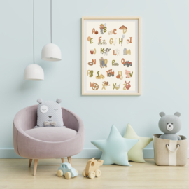 Muusjes Alfabet Poster Boerderij