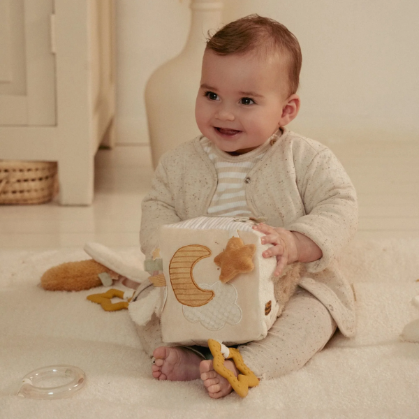Little Dutch  Activiteitenkubus Newborn Naturals