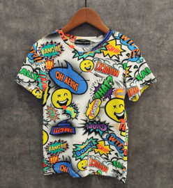 Smiley shirt.