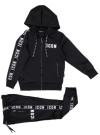 Icon suit black set.