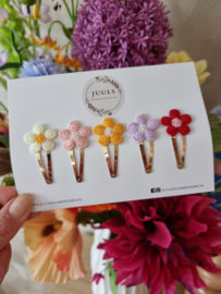 Spring collection hairclips multi flower