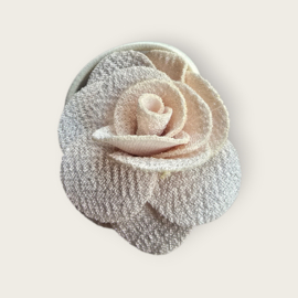 Elastics - maxi hair elastic rose ivory