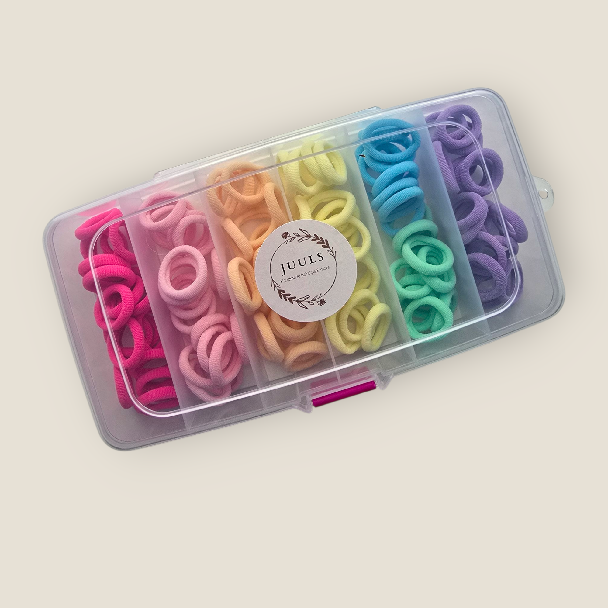 Elastiekjes set box multi colors
