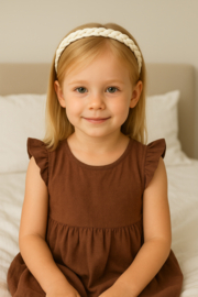 Diadeem Braided - creme