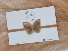 Hairband butterfly brown