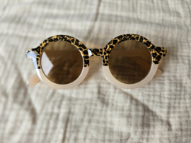 Sunglasses Leopard Crème