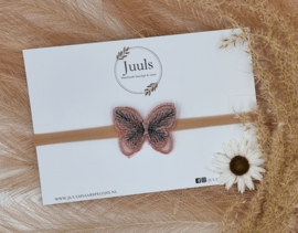 Haarband Butterfly Pink