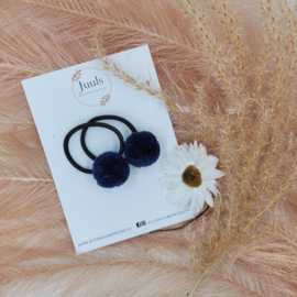 Pompom dark Blue