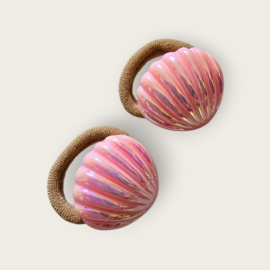 Elastics - shiny shell light pink
