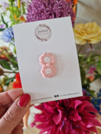 Spring collection anti slip hairclip daisy pink