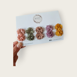 Anti slip - leather flower set