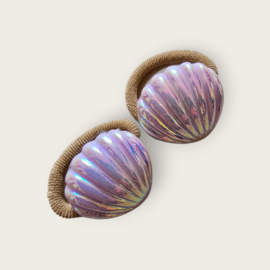 Elastics - shiny shell lila