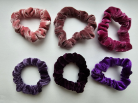 Scrunchie set autumn pink - mauve