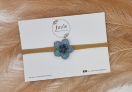 Hairband flower blue
