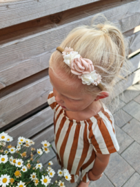 Diadem bridesmaid powder pink