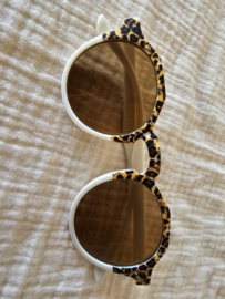 Sunglasses Leopard Crème small