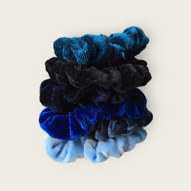 Scrunchie set autumn blue