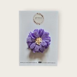 Hair elastic blossom - lilac