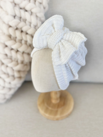 Knitted bow Offwhite