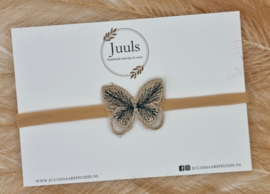 Hairband butterfly bronze/gold