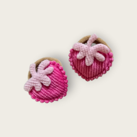 Elastics - strawberry pink