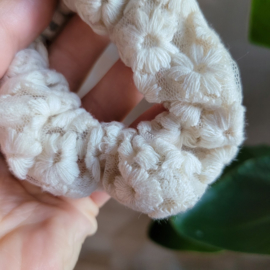 Scrunchie Lace Flower