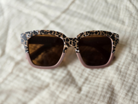 Sunglasses Leopard Mauve Big