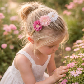 Diadeem Blossom - pink flowers