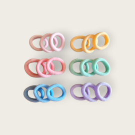 Elastics Basic set - pastel (18 pieces)