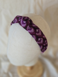 Knotted headband autumn pink