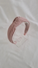 Headband Ribbed Pink