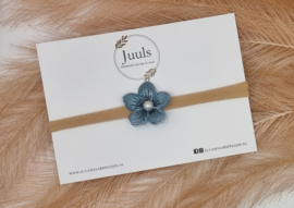 Hairband flower blue