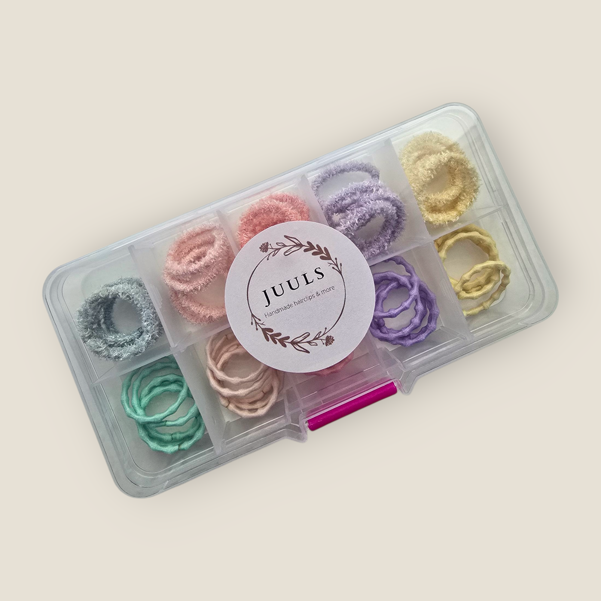 Elastiekjes set box fluffy