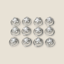 Haar kristallen flower (6 stuks)